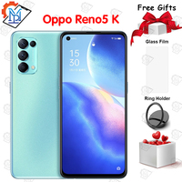Oryginalny telefon komórkowy OPPO Reno5 K 5G 6.43 "8G + 128G Snapdragon 750G Android 11 64MP aparat 4300mAh 64W Super ładowarka Smartphone 1